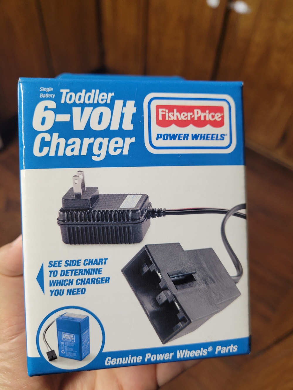 Fisher-Price Power Wheels 6-Volt Charger Box in Blue and White